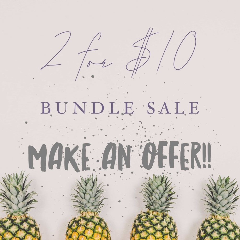Bundle 2 items for $10! 😻